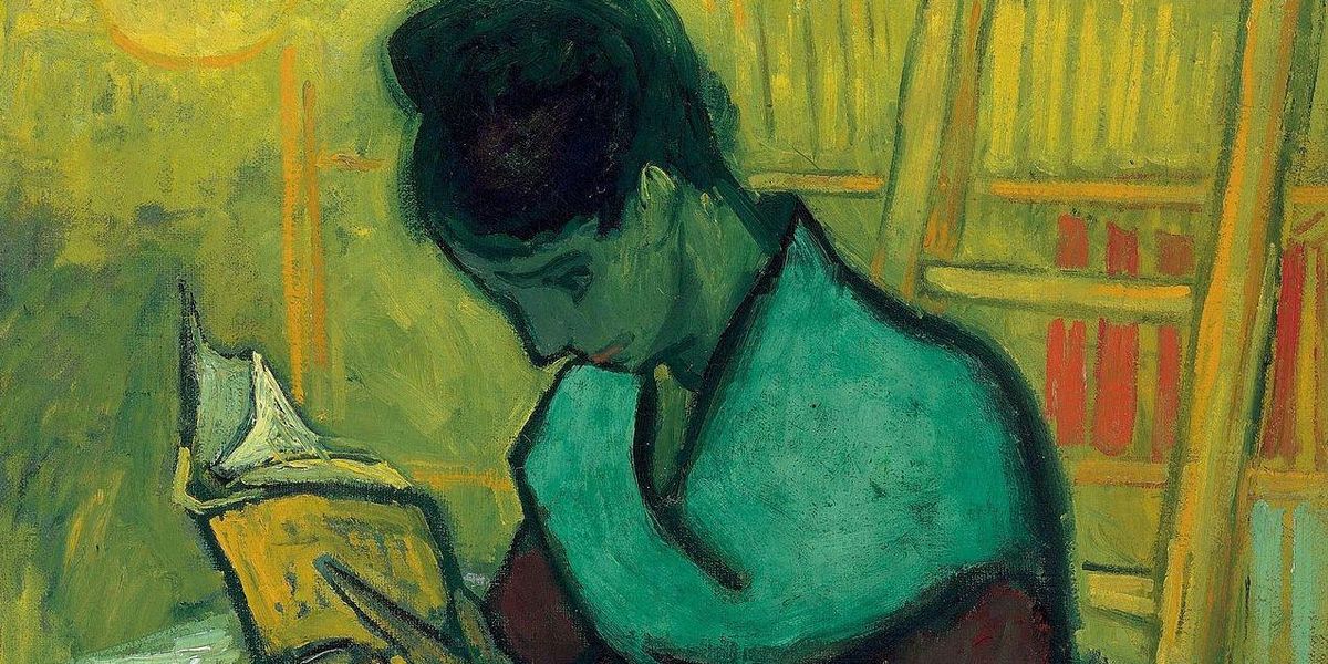 Vincent van Gogh A regényolvasó című festménye
