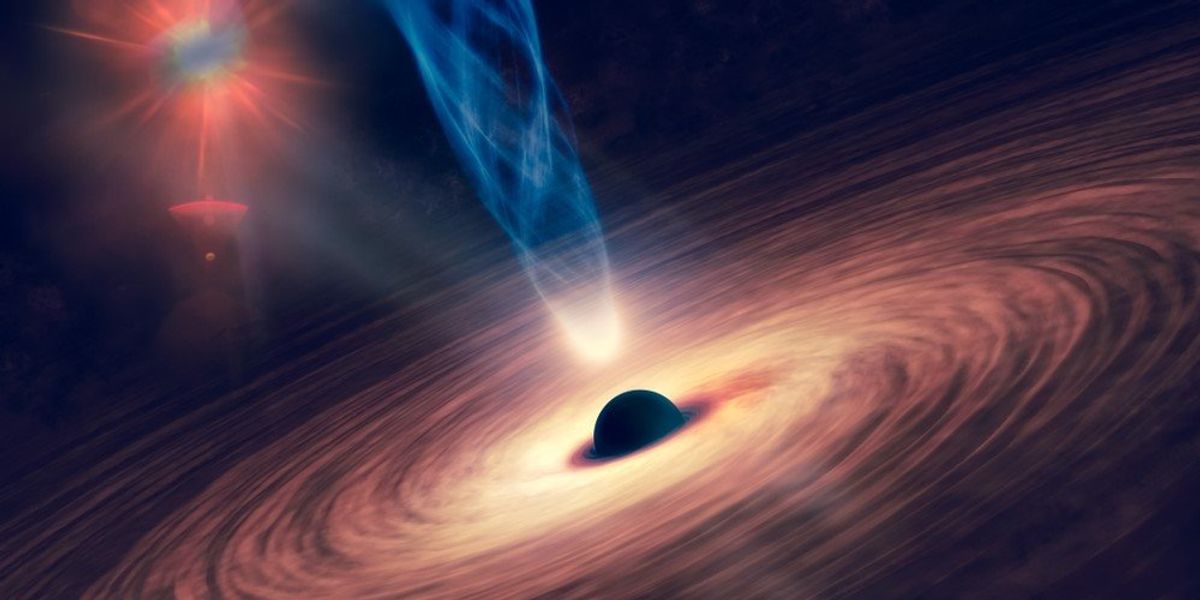 Hatalmas objektum csapódik bele a galaxisunk fekete lyukába