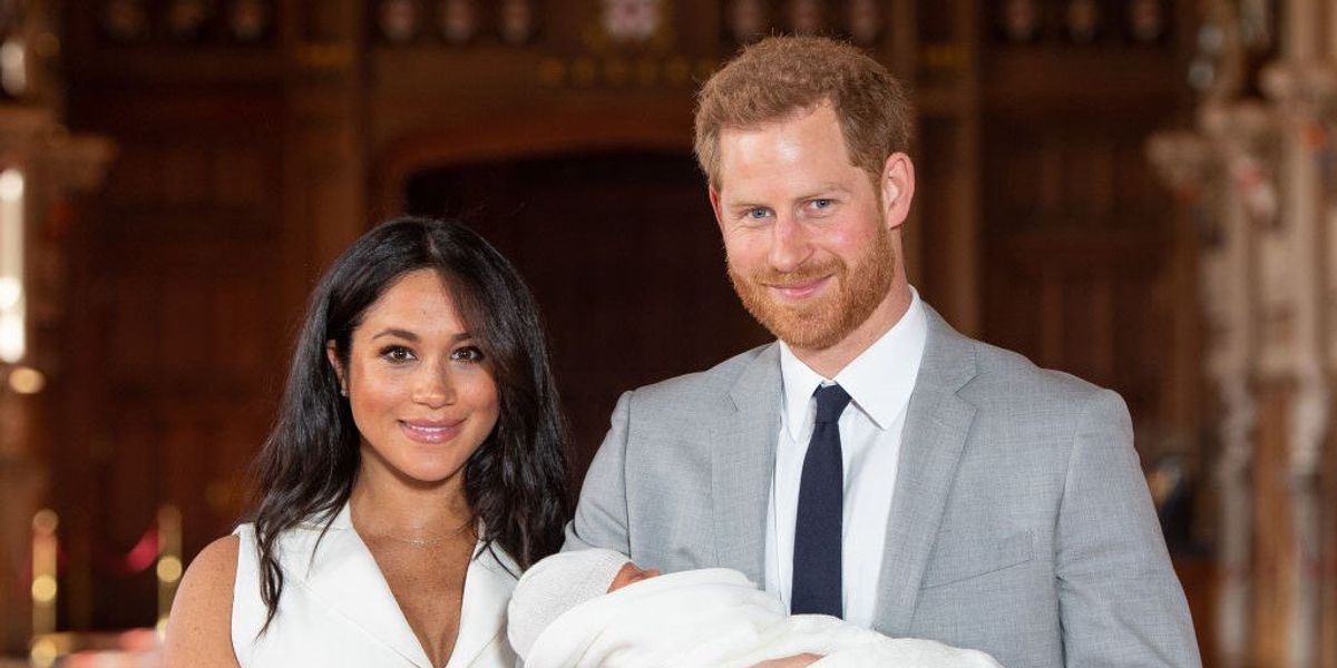 Harry herceg és Meghan Markle az újszülött Archie herceggel