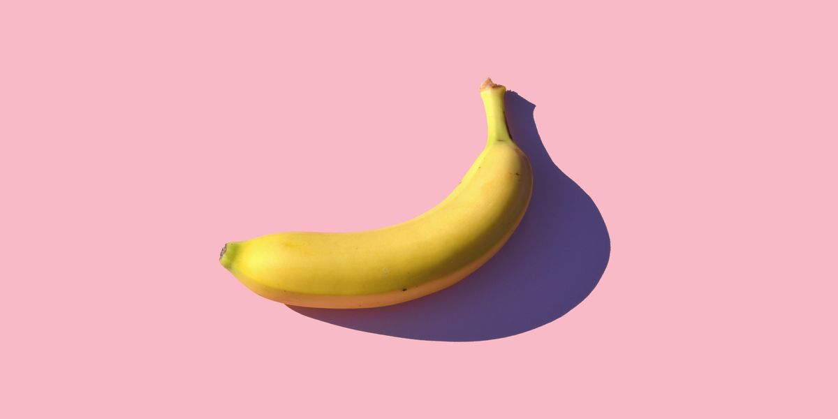 Banán rózsaszín háttéren