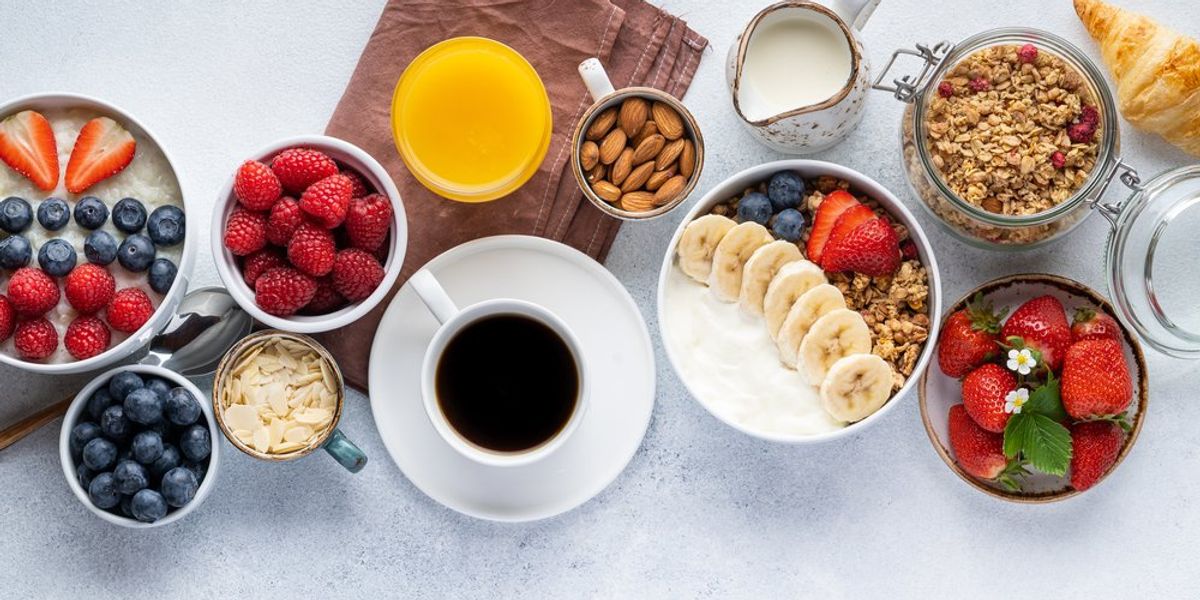 Egészséges reggeli variációk egy asztalon