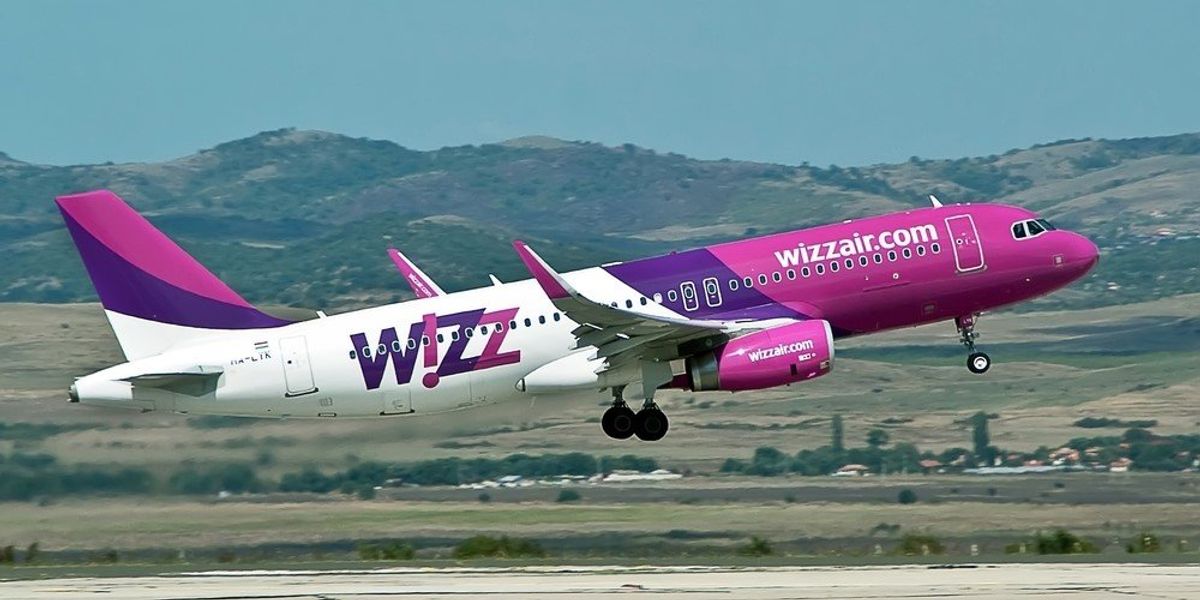 A Wizz Air repülőgépe