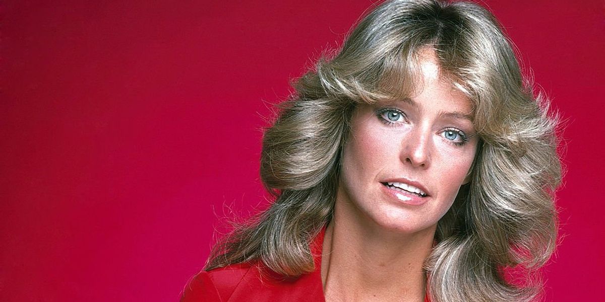 Farrah Fawcett a Charlie angyalai című film fotózásán 1976-ban