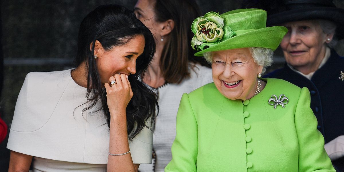 Meghan Markle és II. Erzsébet királynő 2018-ban