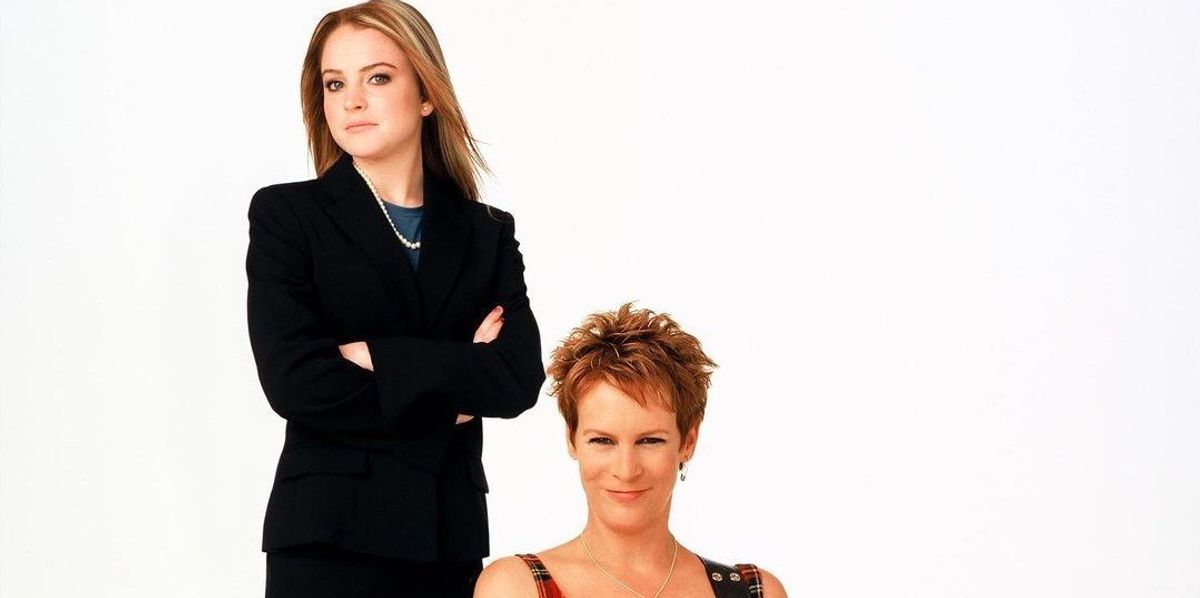 Lindsay Lohan és Jamie Lee Curtis a Nem férek a bőrödbe című film plakátján