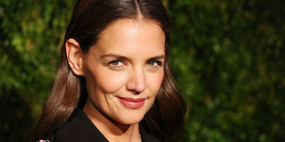 Katie Holmes a 11. Chanel Tribeca Filmfesztivál művészek vacsoráján a Balthazarban 2016. április 18-án New Yorkban