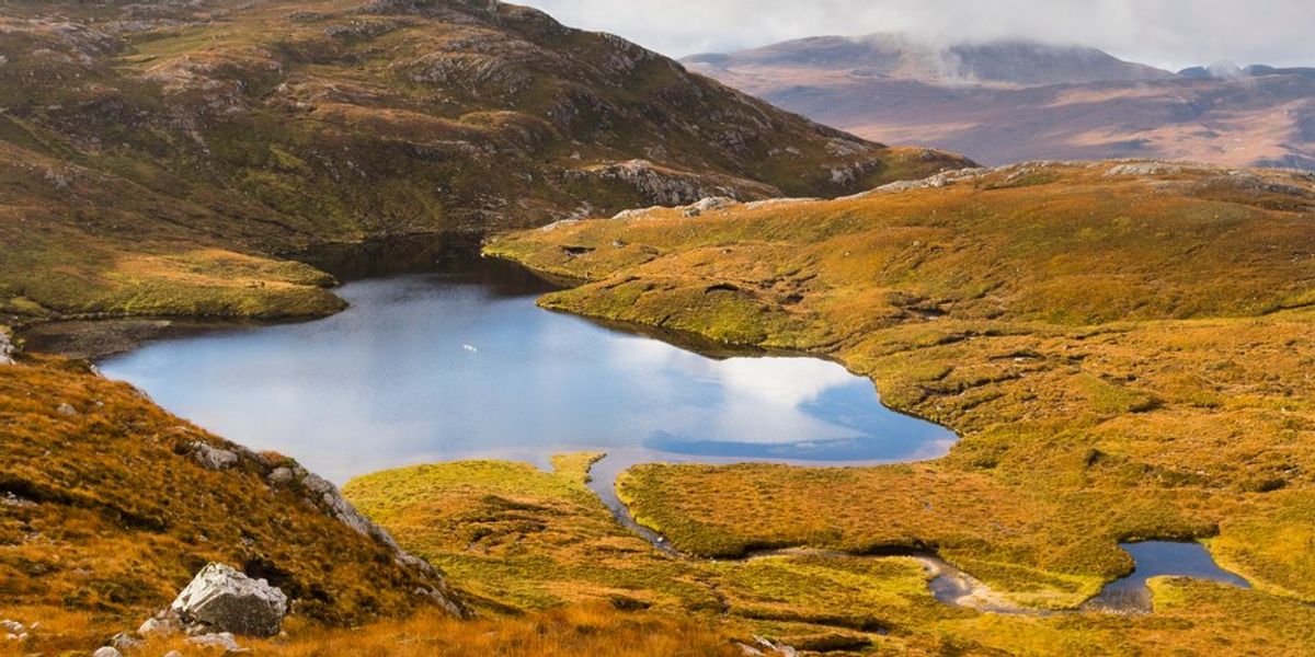 A skóciai Cape Wrath Trail túraút