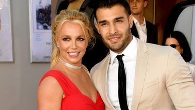 Britney Spears és a férje.