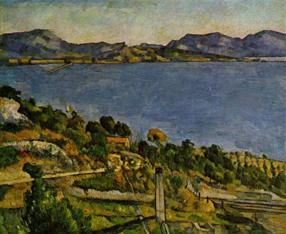  Paul Cézanne 1885-ben festett Sea at L'Estaque című képe
