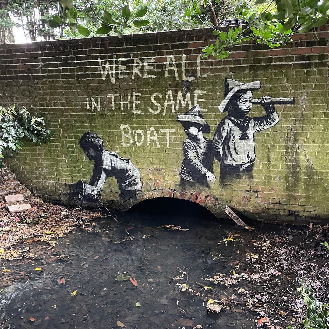A Suffolk megyei Lowestoftban feltűnt, lehetséges Banksy-alkotás