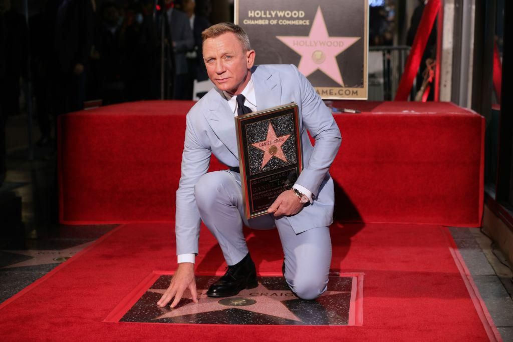 Daniel Craig csillagot kap a Hírességek sétányán Hollywoodban október 6-án.