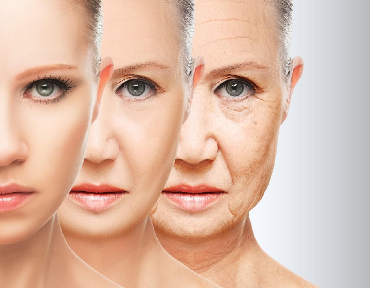 A női bőr öregedésének három fázisa