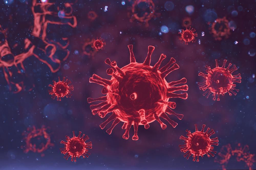 Koronavírus influenza koncepció 