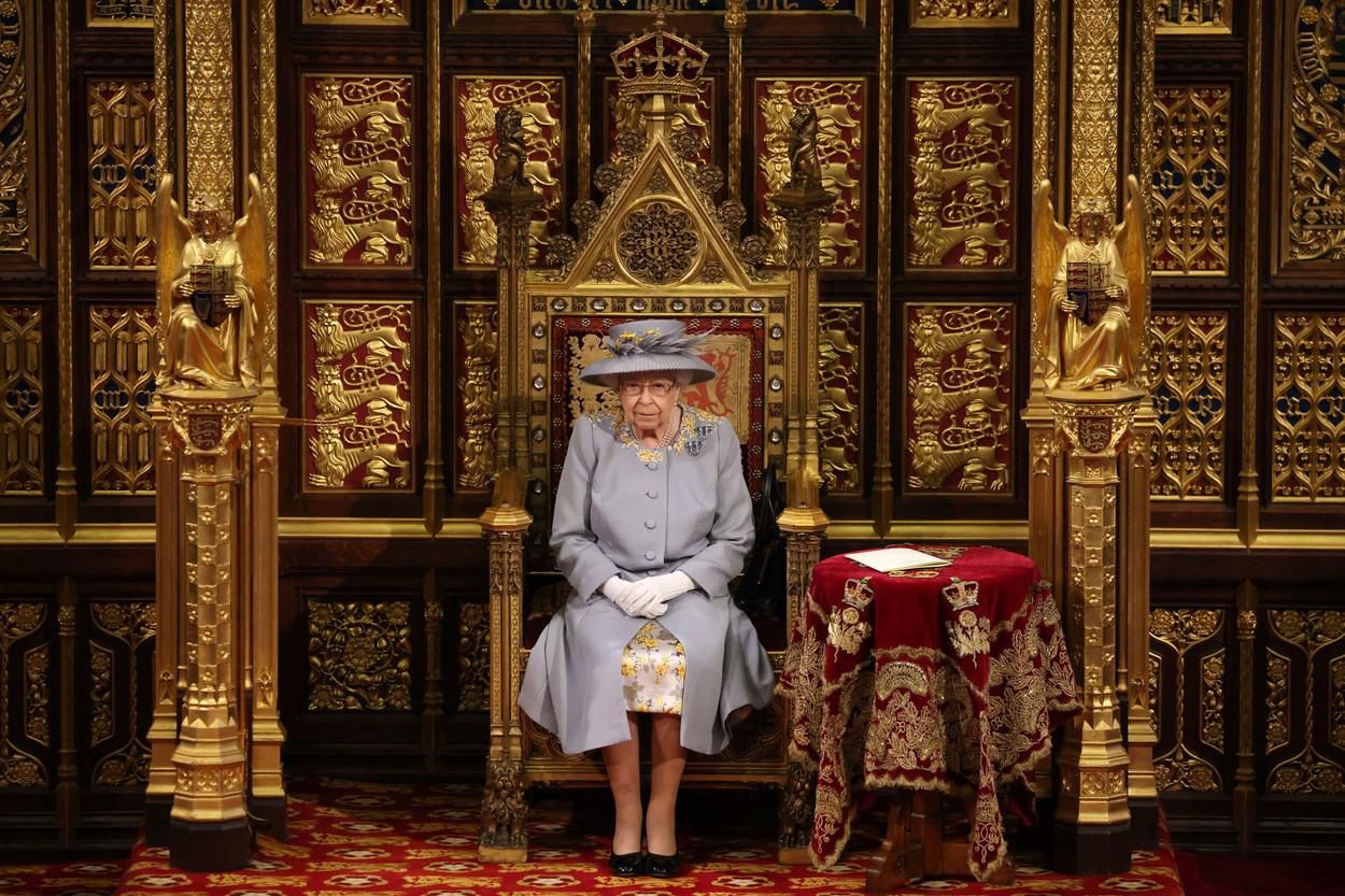 II. Erzsébet trónbeszéde előtt 2021-ben