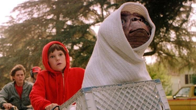 Az E. T., a földönkívüli egyik jelenete