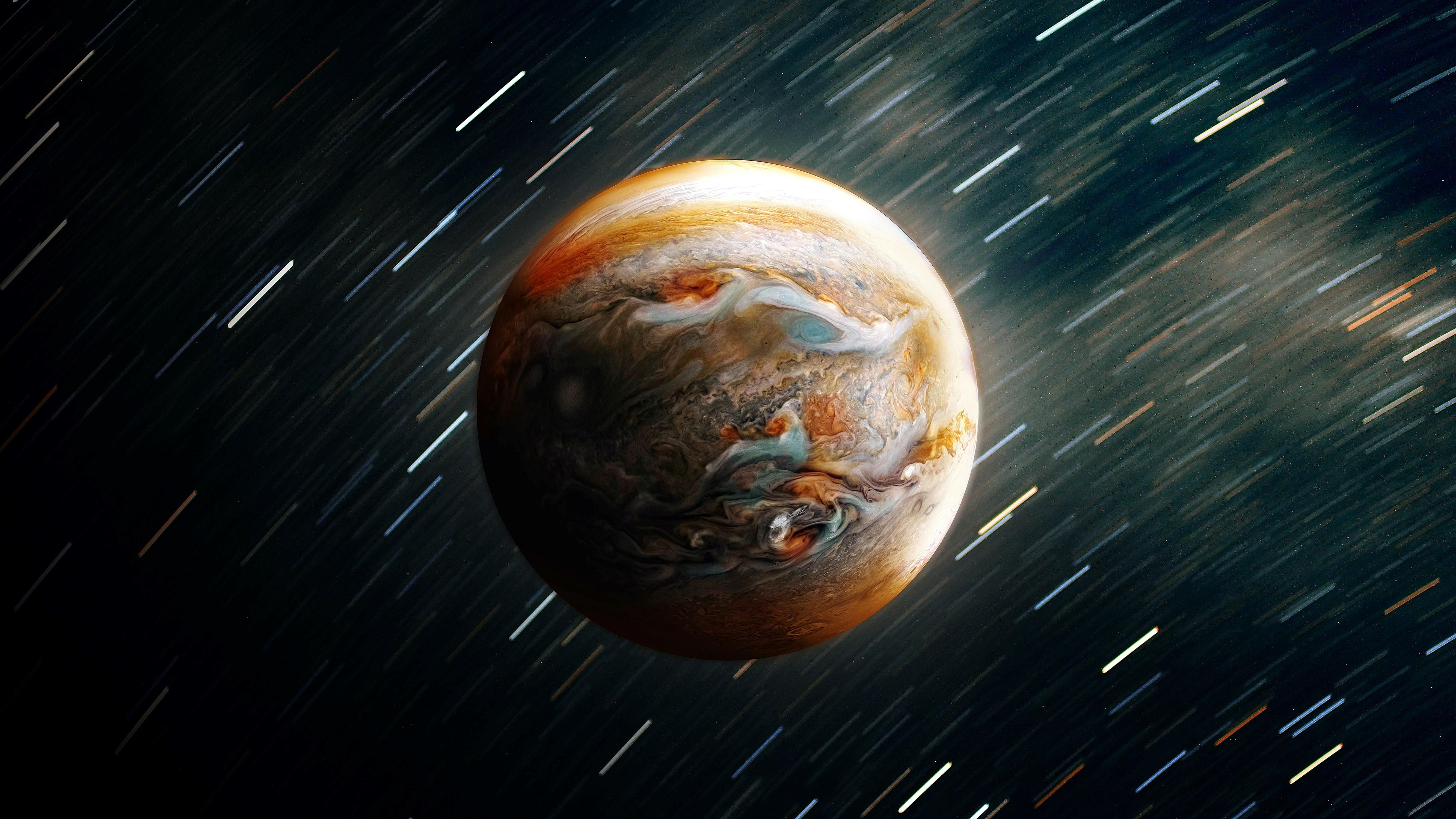 Egy Jupiterről készített illusztráció