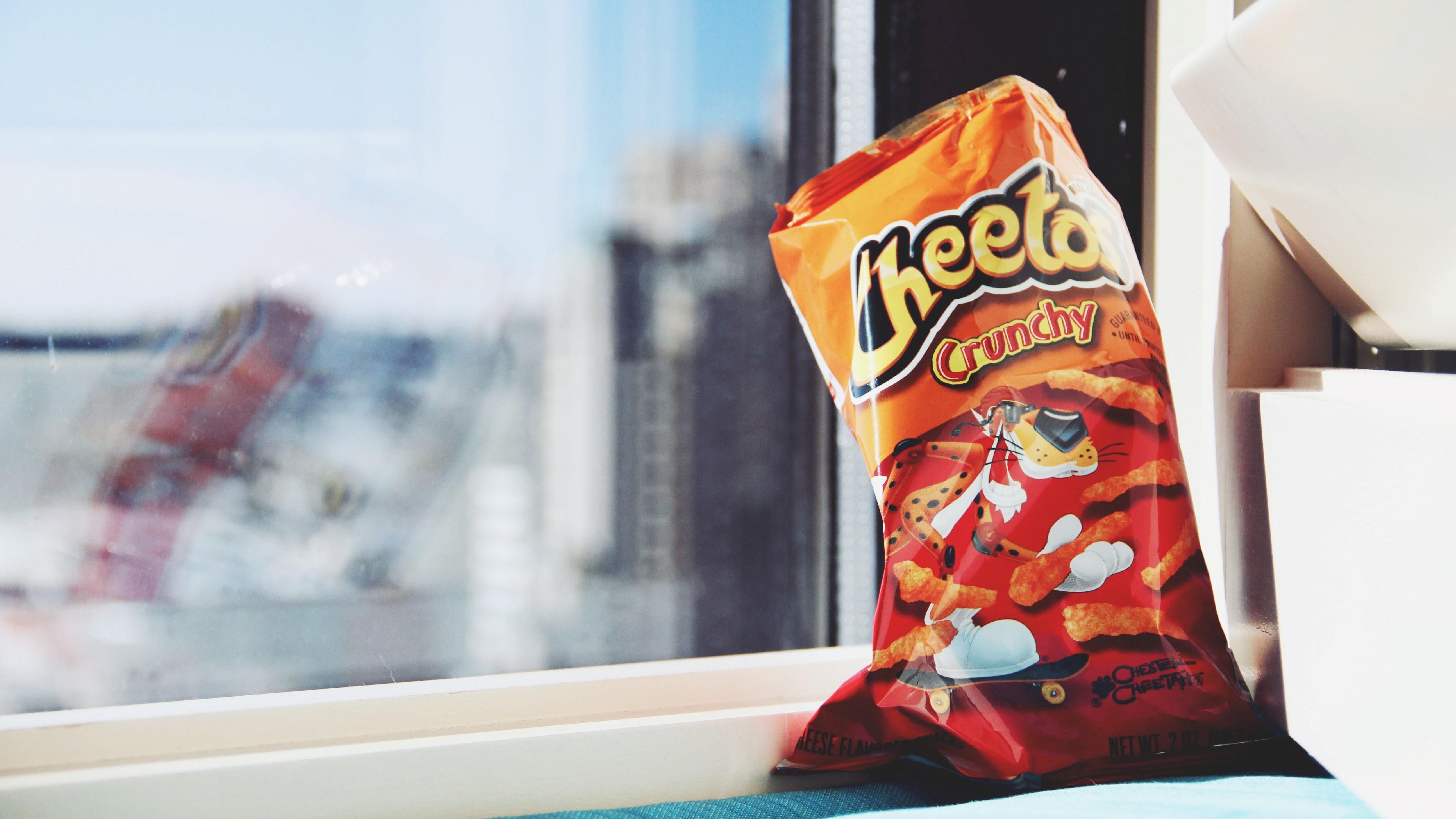 Egy csomag Cheetos-csipsz