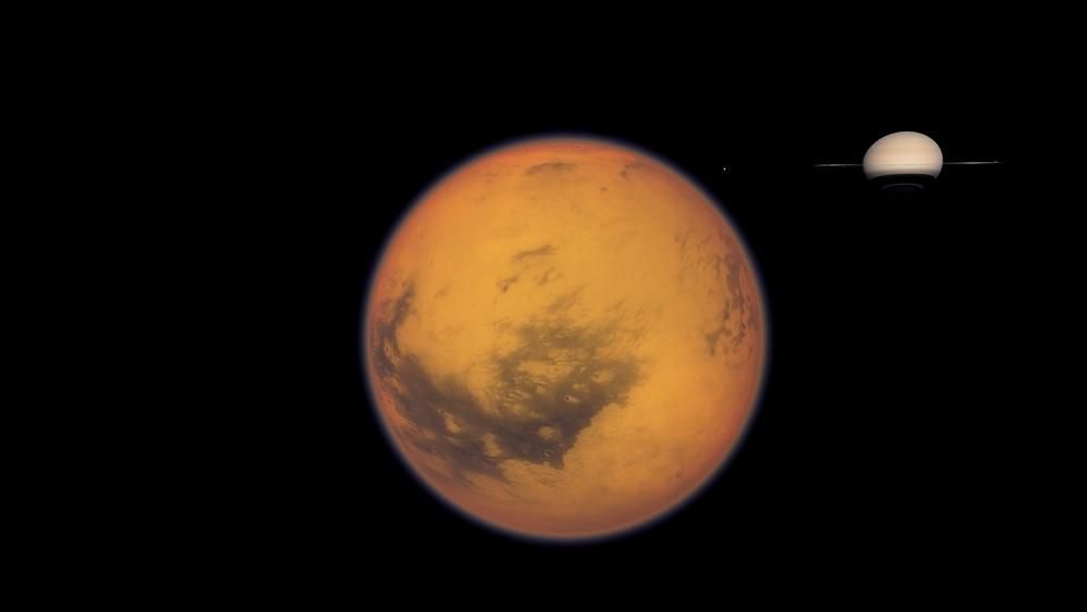 A Szaturnusz egyik holdja, a Titan
