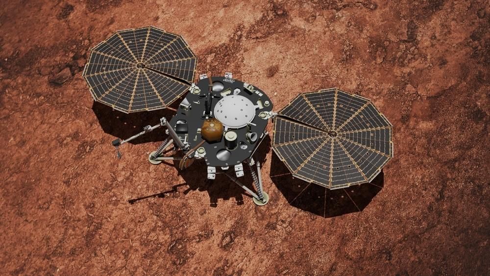 A NASA marsi Insight leszállóegysége