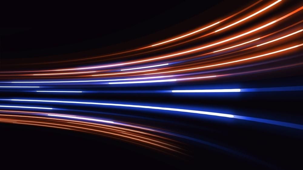 A fény sebességéről készített illusztráció