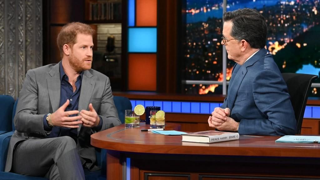 Harry herceg a The Late Show with Stephen Colbert című műsorban