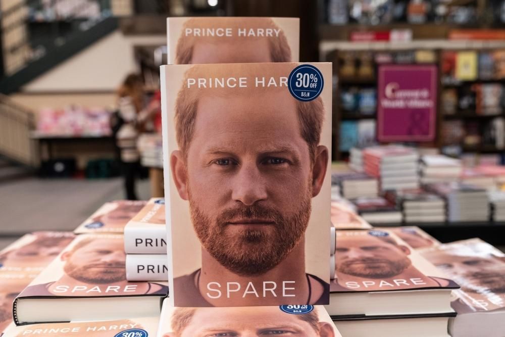 Harry herceg könyve a kirakatban