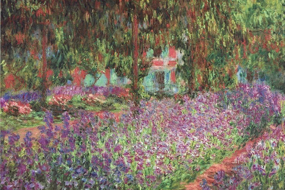 Monet A művész kertje Givernyben című festménye