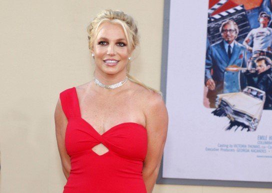 Britney Spears a Volt egyszer egy Hollywood című film Los Angeles-i premierjén a TCL Chinese Theatre IMAX moziban Hollywoodban 2019. július 22-én