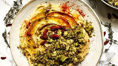 az arab konyha egyik legkedveltebb fogása, a humusz