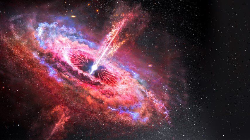 Csillagászok egy elszabadult szupermasszív fekete lyuk nyomaira bukkantak​