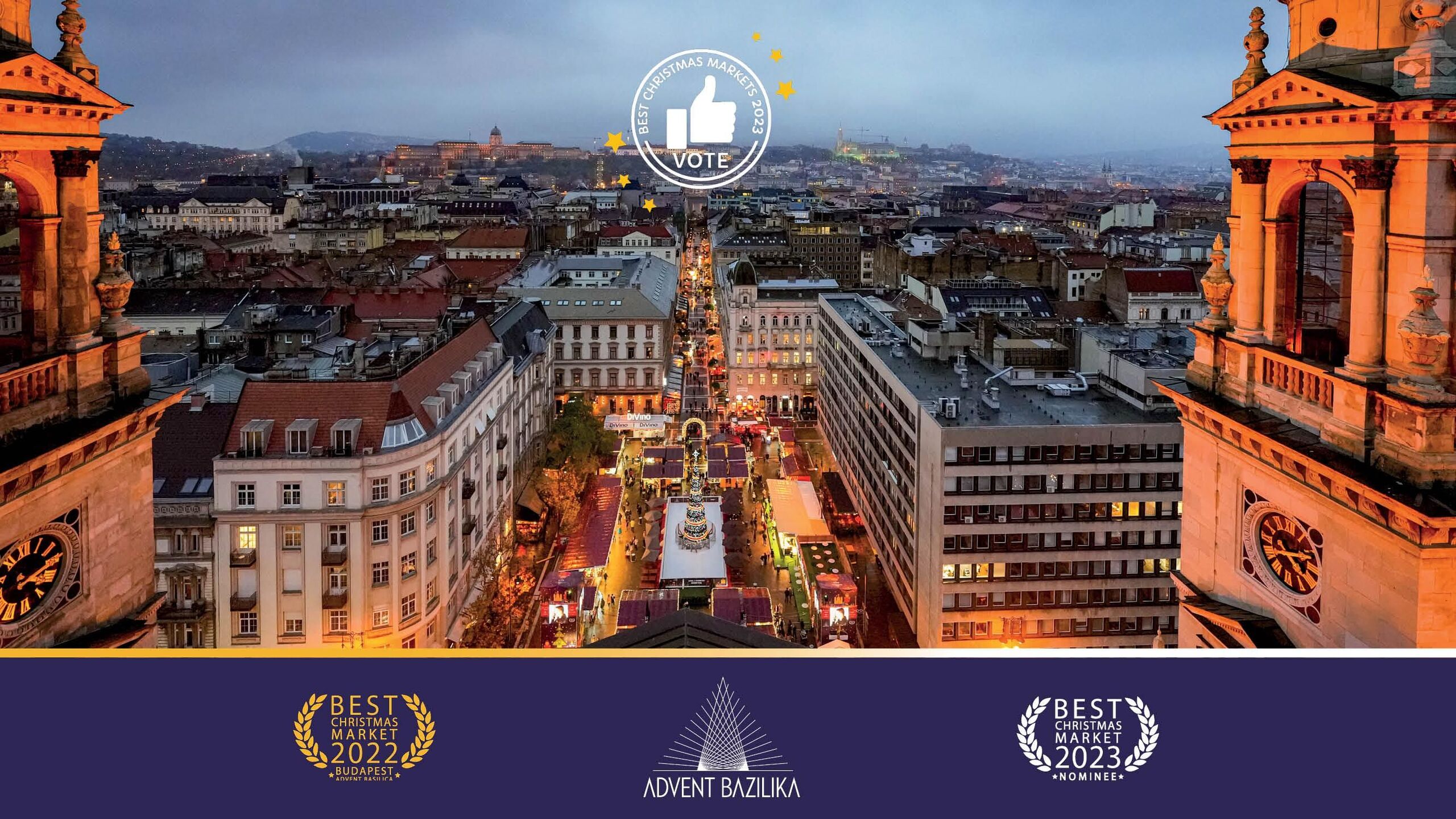 Az Advent Bazilika ismét Európa karácsonyi vásárai között szerepel: eddig szavazhatunk rá