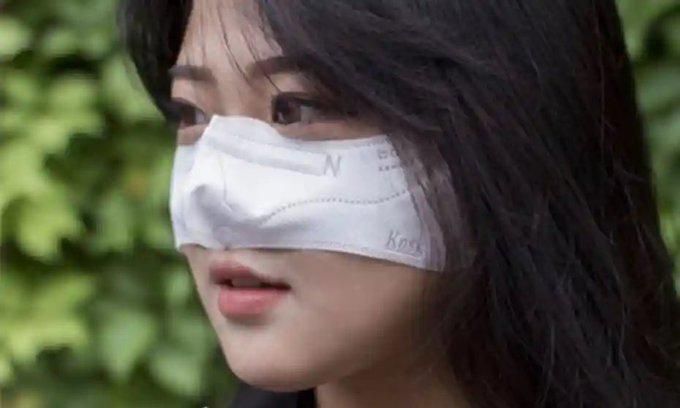 Csak az orrot fedő, koronavírus elleni maszk jelent meg Dél-Koreában