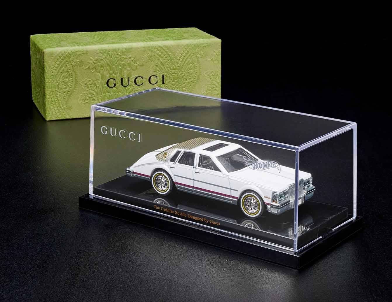 Itt a Gucci és a Hot Wheels közös mini Cadillacje