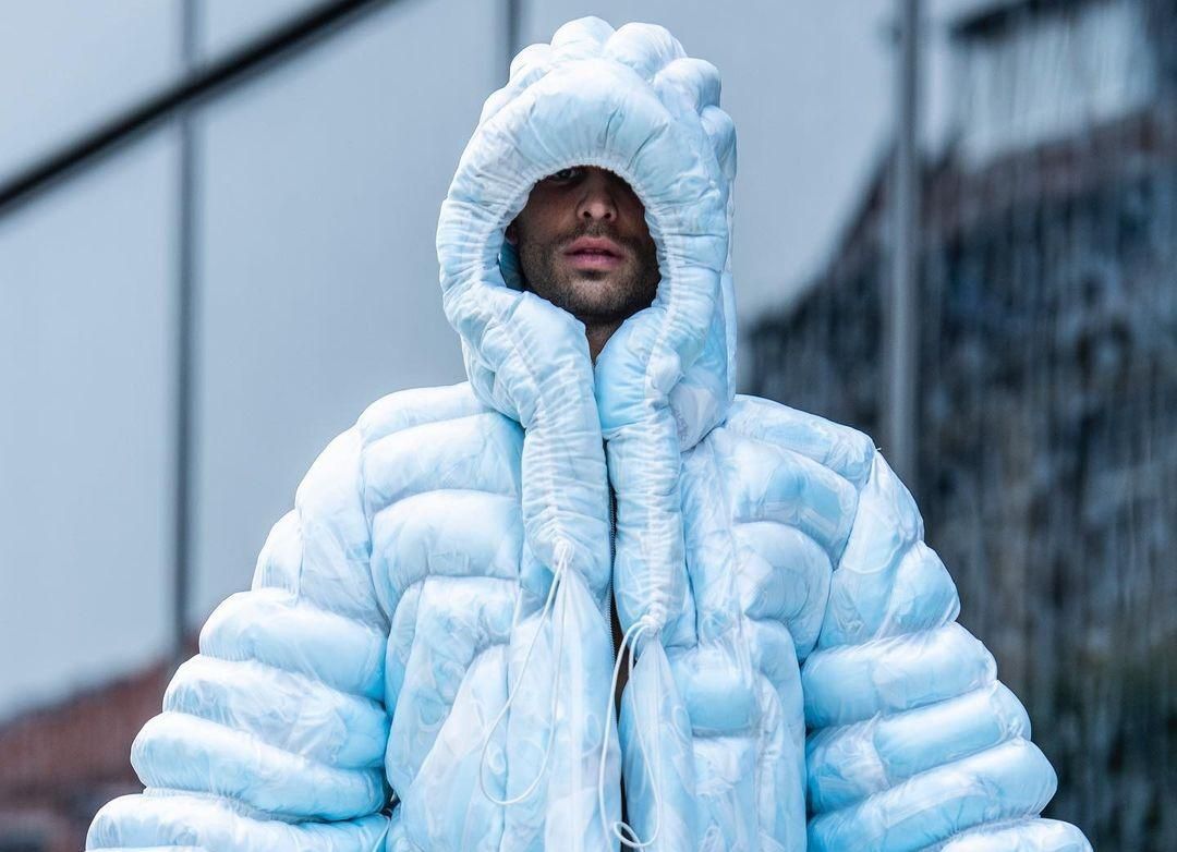 Használt szájmaszkokból készít pufidzsekit egy olasz dizájner