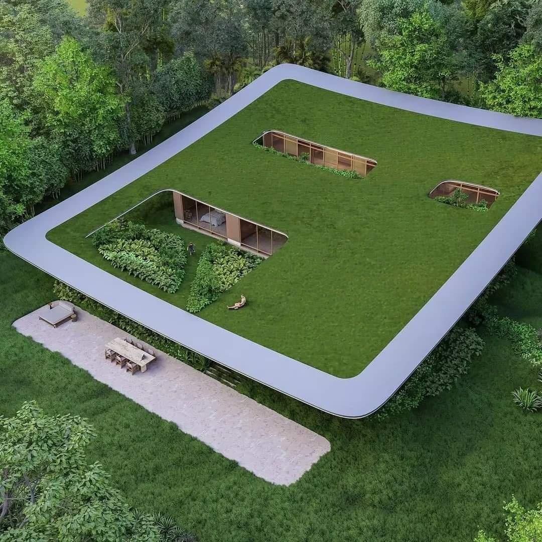 Ezen a háztetőn akár teniszezni is lehetne