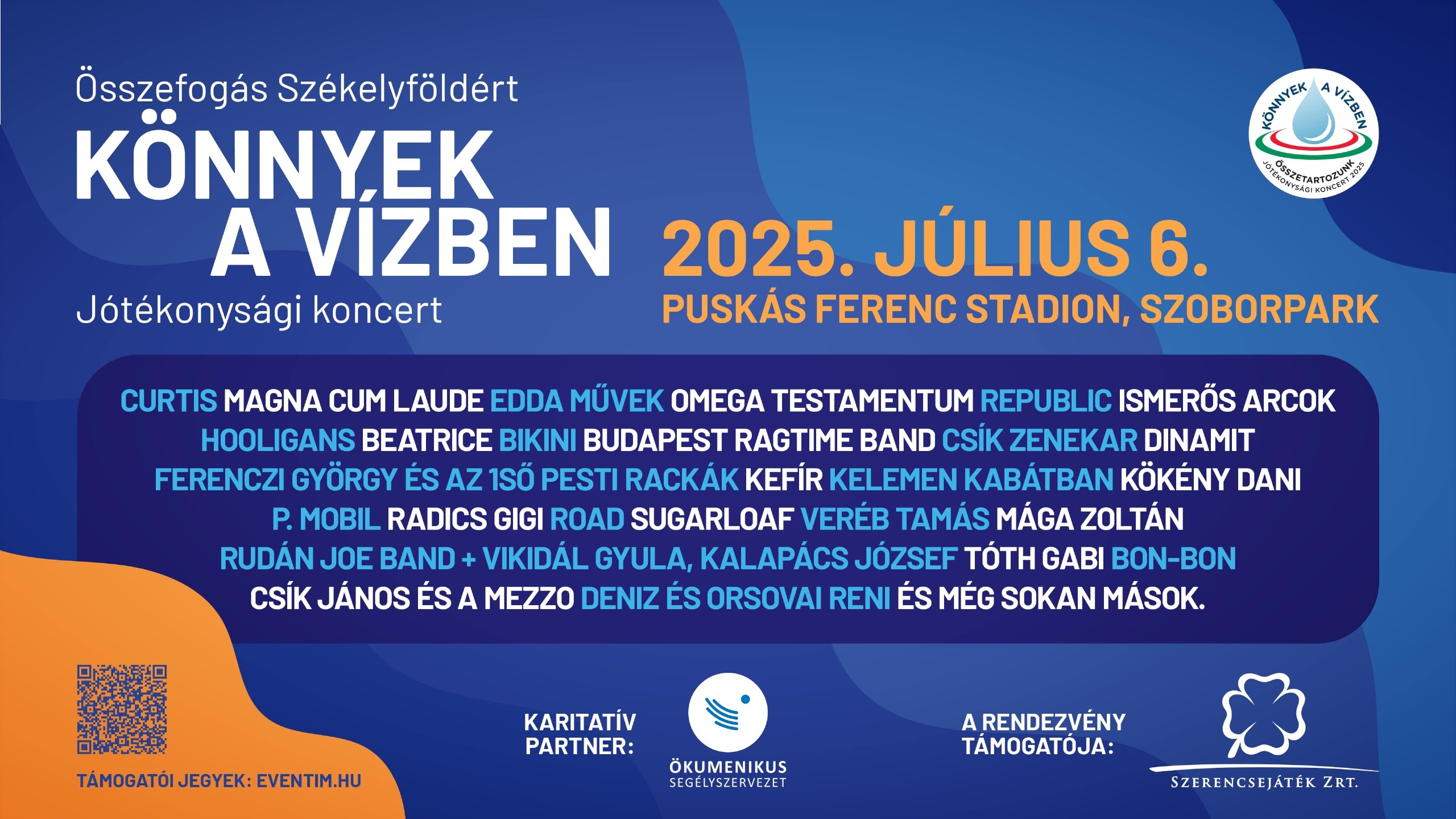 Szeptemberben lesz a „Könnyek a Vízben” Segélykoncert, az adományozás tovább folytatódik