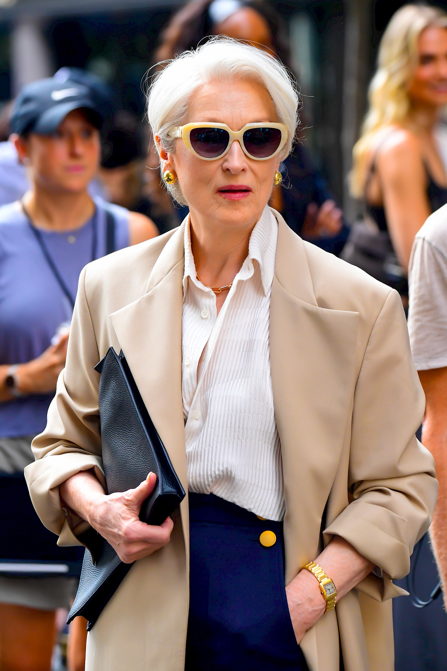 Vadiúj fotók Meryl Streepről és Anne Hathawayről Az ördög Pradát visel 2. forgatásán