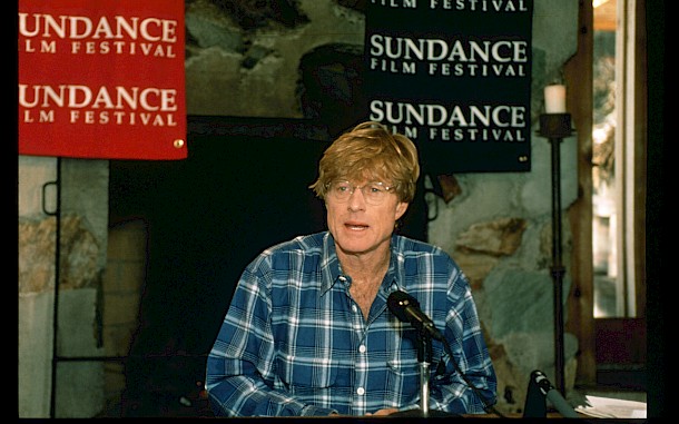 Redford az 1994-es Sundance Festival sajtótájékoztatóján/Tom Smart/Liaison