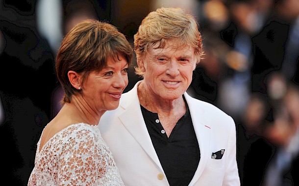 Robert Redford és felesége, Sibylle Szaggars a 2012-es Velencei Filmfesztiválon/Gareth Cattermole/Getty Images