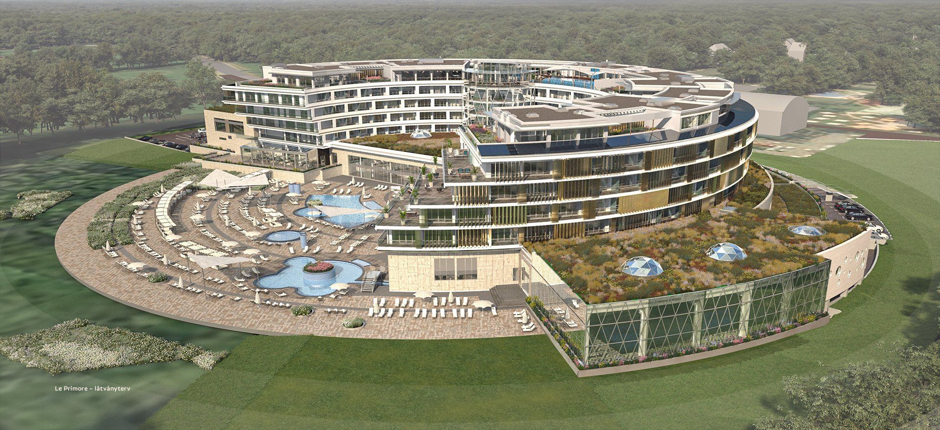 Hévízen épül a hazai spaszállodák ékkövének megálmodott Le Primore Hotel & SPA