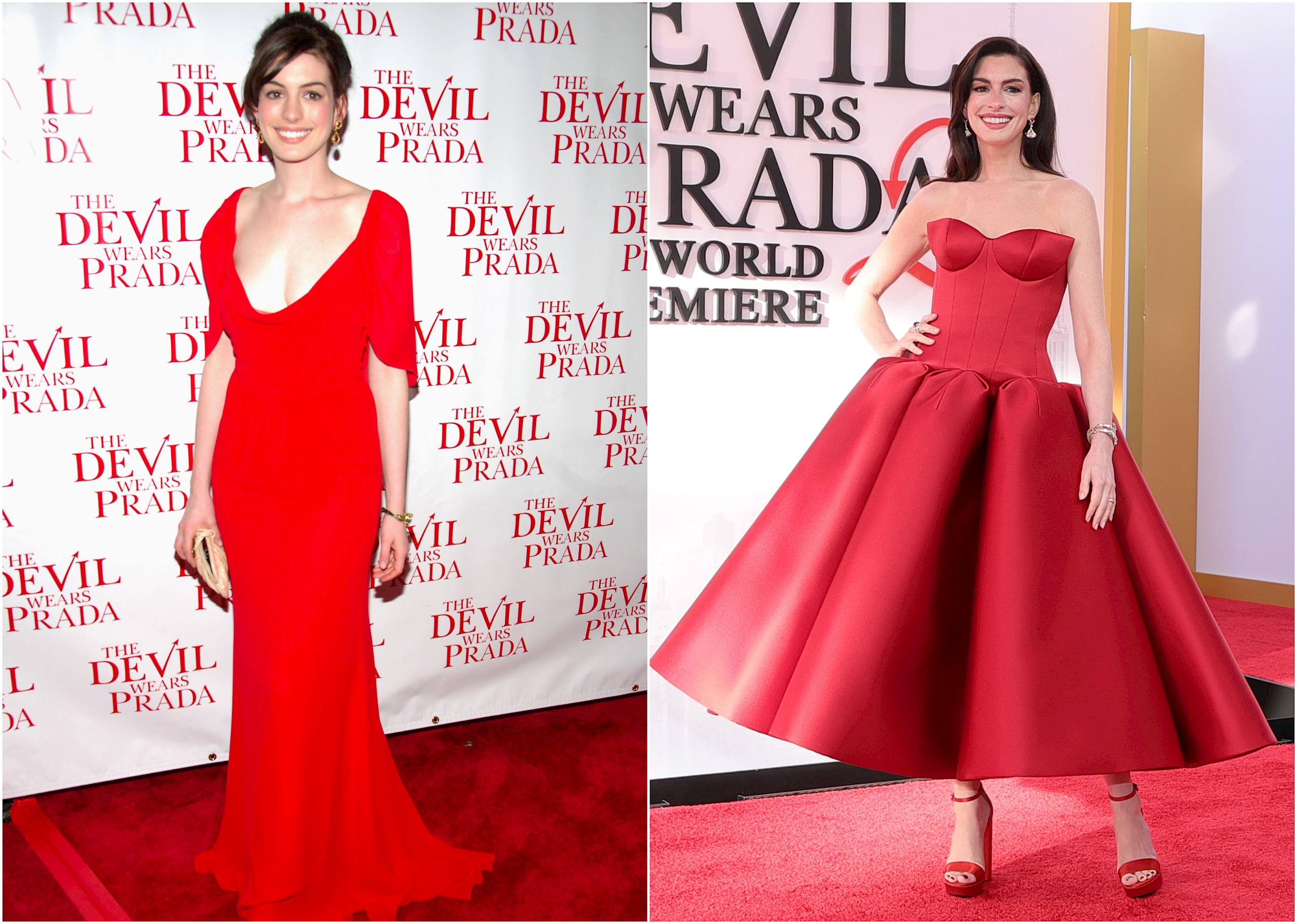 Akkor és most: így változtak Az ördög Pradát visel sztárjainak vörös szőnyeges szettjei