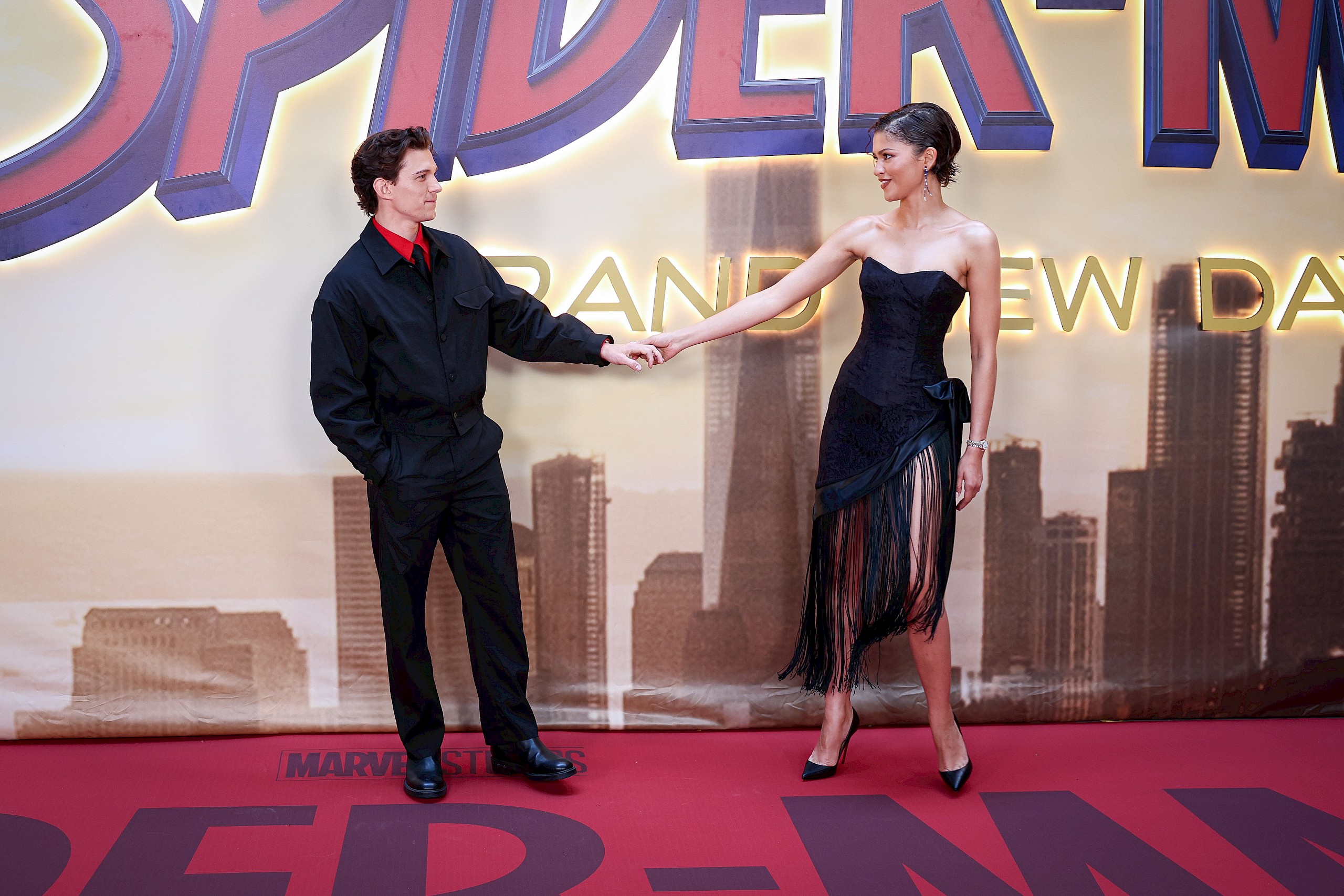Zendaya és Tom Holland először lépett a vörös szőnyegre házaspárként