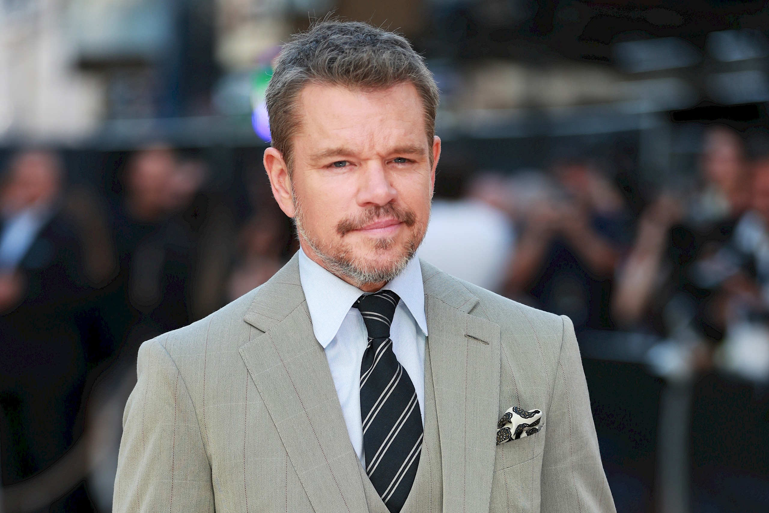 Ritka pillanat: Matt Damon meseszép lányaival lépett a vörös szőnyegre