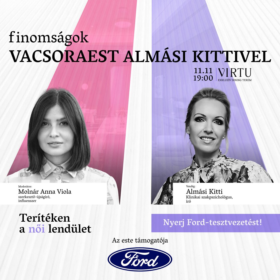Hogyan merjünk változtatni? Almási Kitti a női önbizalomról mesél a következő finomságokon